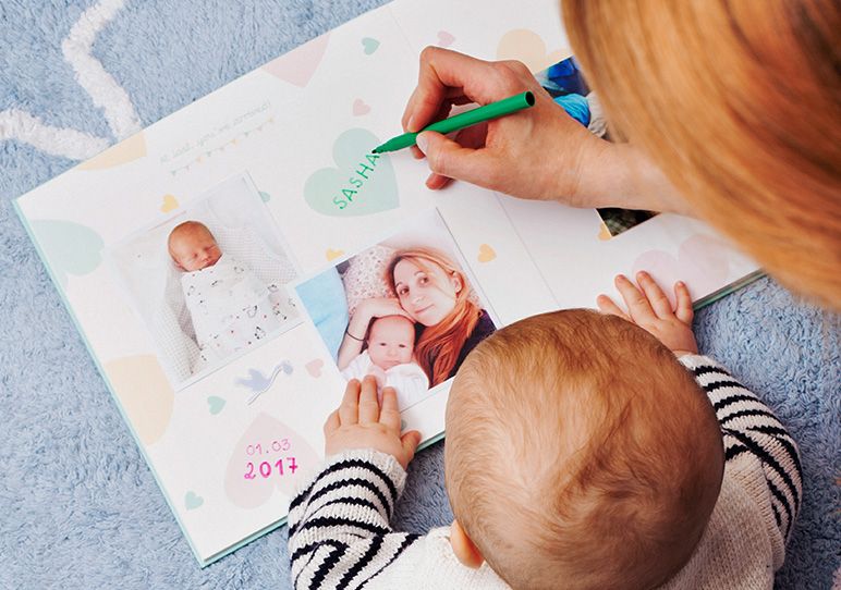 Un cadeau photo de naissance personnalisé pour bébé